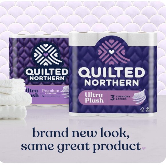 Quilted Northern Ultra Plush Toilet Paper, 18 Mega Rolls = 72 Regular Rolls, - Picture 2 of 8